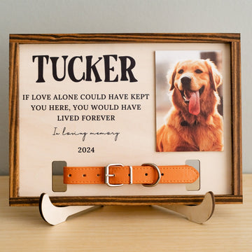 Personalized Wooden Pet Memorial Sign for Pet Loss Gift E36