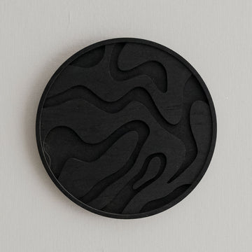 Wooden Liquid Wall Art wood for Modern Wall Decor and Boho Style R27