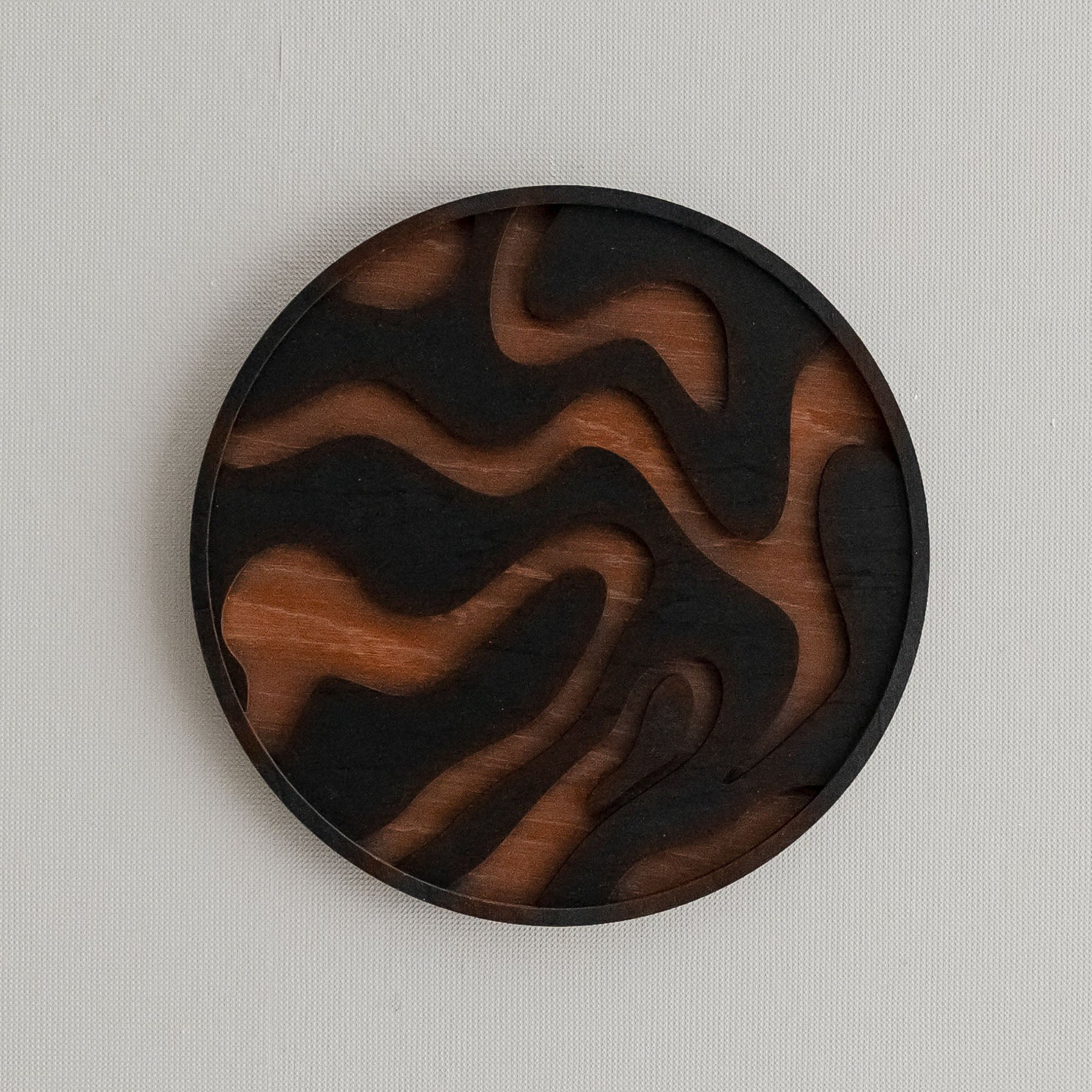 Wooden Liquid Wall Art Wood for Modern Abstract Wall Decor R27