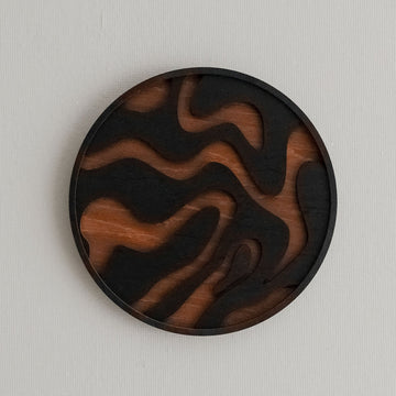 Wooden Liquid Wall Art Wood for Modern Abstract Wall Decor R27