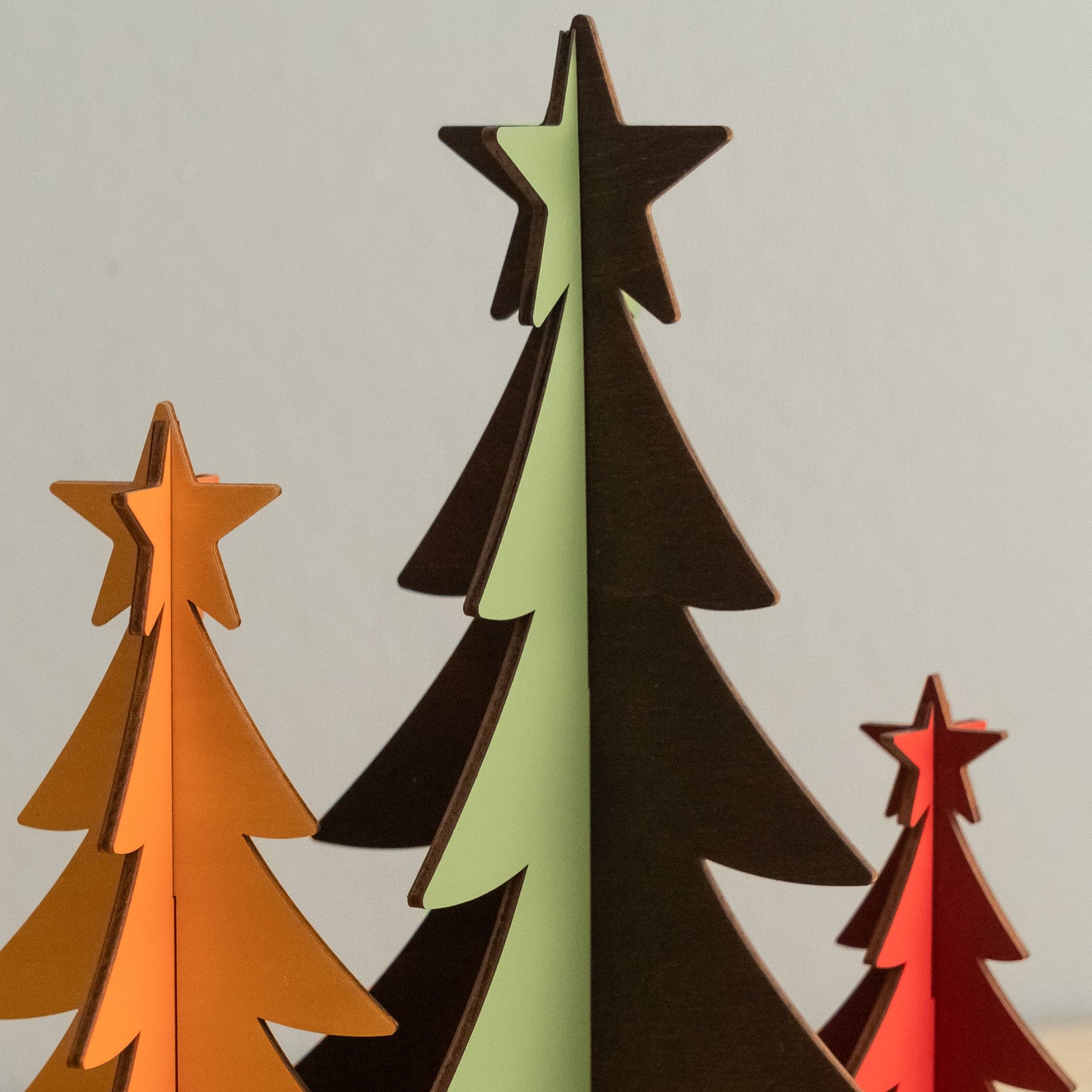 Decorative Wooden Christmas Tree for Christmas Table Decor and Modern Style Y13