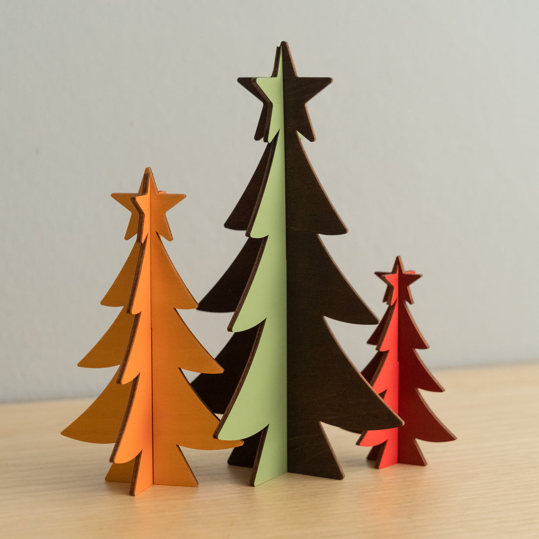 Decorative Wooden Christmas Tree for Christmas Table Decor and Modern Style Y13