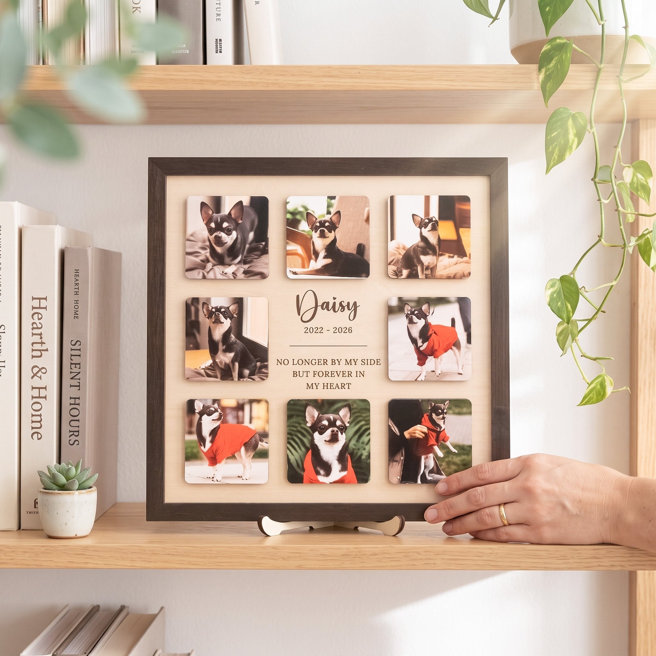 Personalized Pet Memorial Photo Wood Sign Pet Memorial Display B32