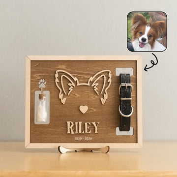 Personalized Pet Memorial Photo Wood Sign Dog Memorial Gift B17