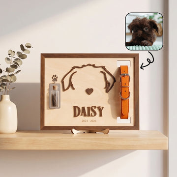 Personalized Pet Memorial Photo Wood Sign Pet Memorial Gift B17