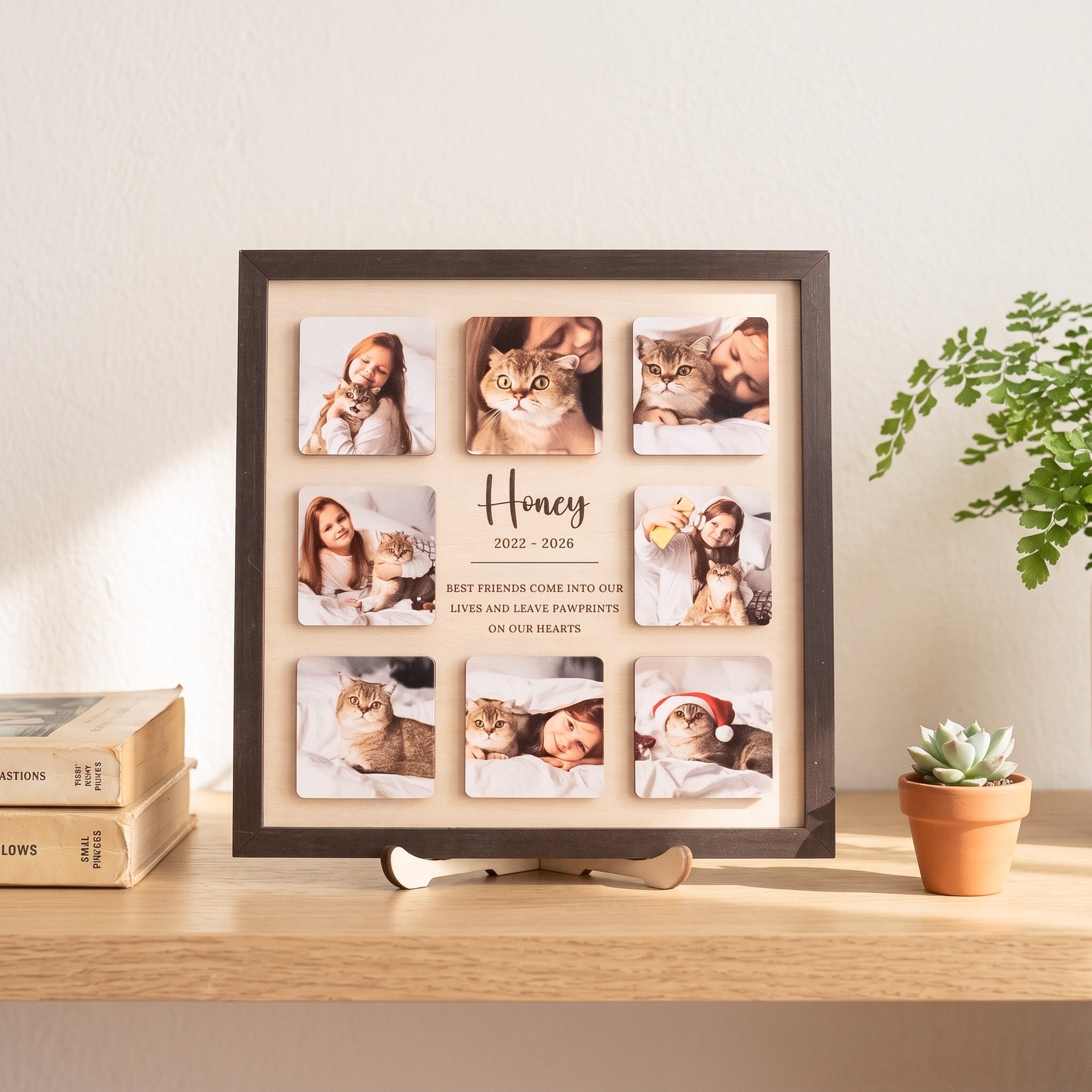Personalized Pet Memorial Photo Wood Sign Pet Memorial Display B32