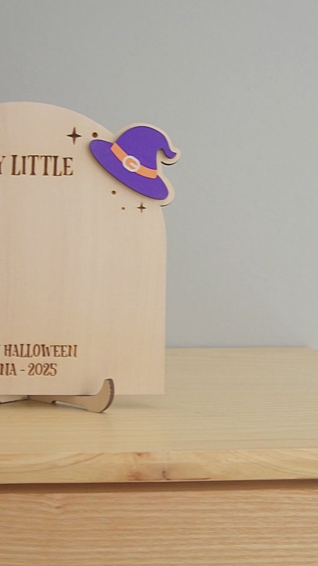 Halloween Nursery Plaque Wood Halloween Nursery Decor R41