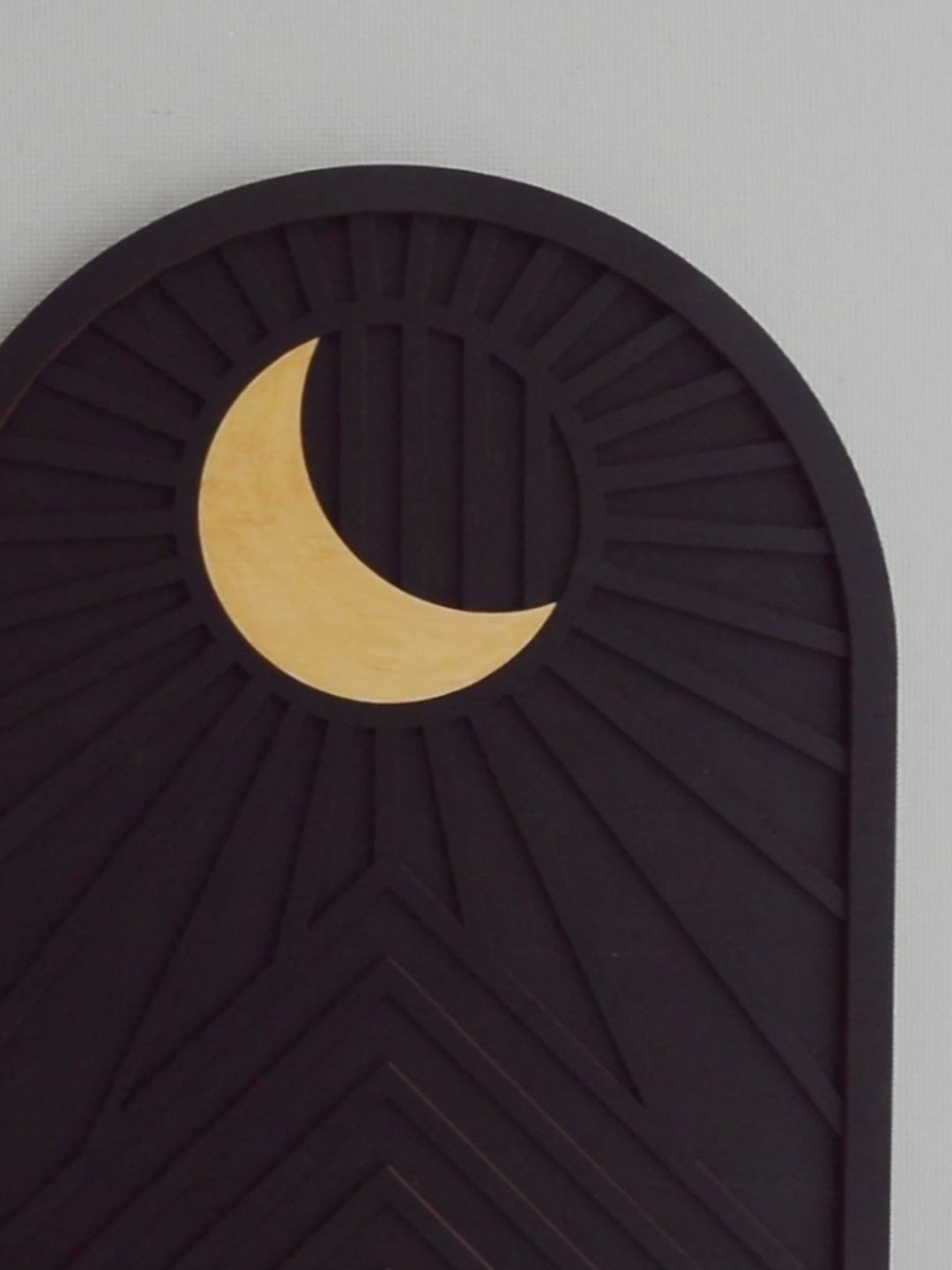 Celestial Sun and Moon Wooden Wall Art for Bohemian Living Room Decor E87