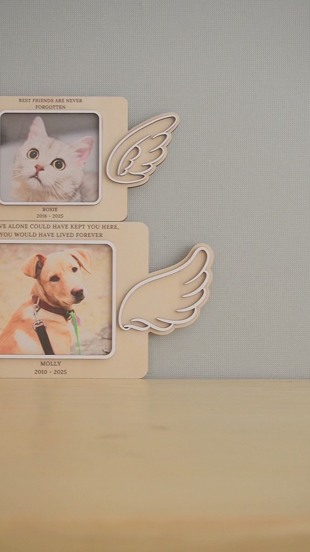 Personalized Pet Memorial Sign Wood for Memorial Gift D15