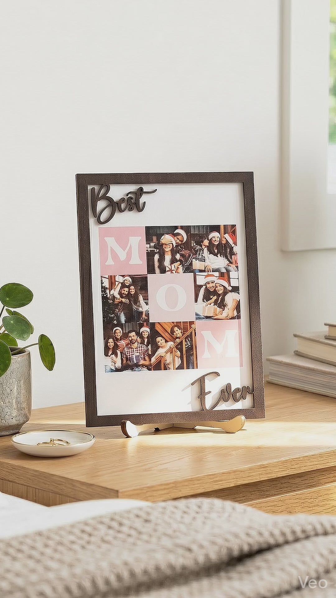 Personalized Mom Photo Collage Wood Sign Gift for Mom Keepsake D95