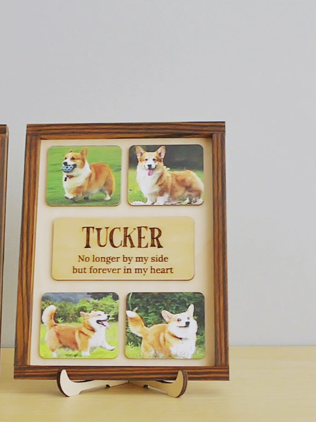 Personalized Pet Memorial Sign Wood for Dog Memorial Frame and Photo R20