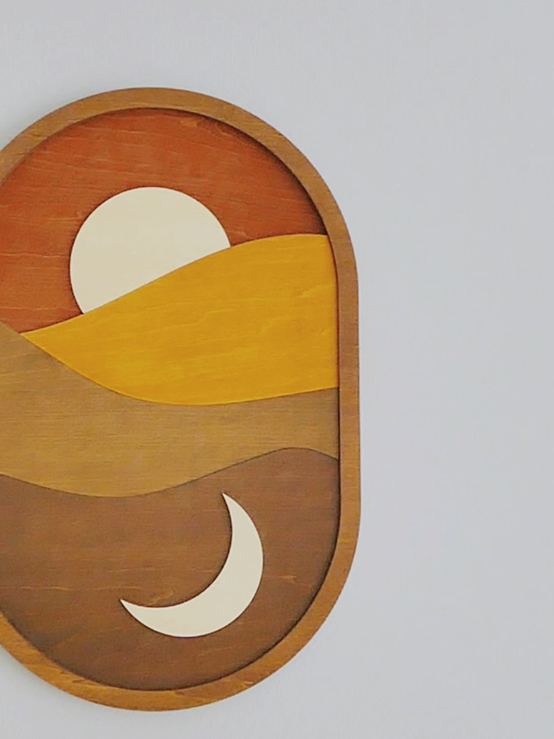 Transform Your Space with Modern Sun and Moon Wall Art R22