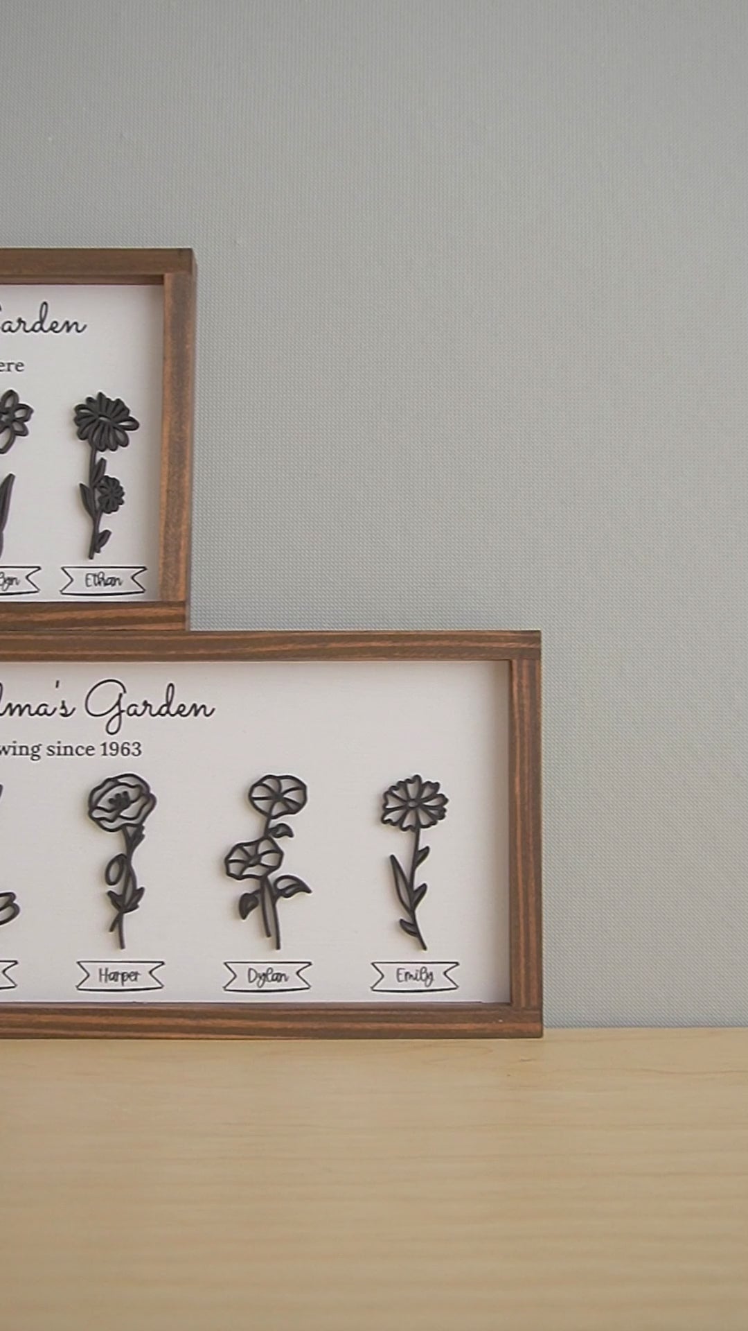 Personalized Wooden Family Garden Sign Wood for Personalized Family Sign and Wooden Family Sign E92