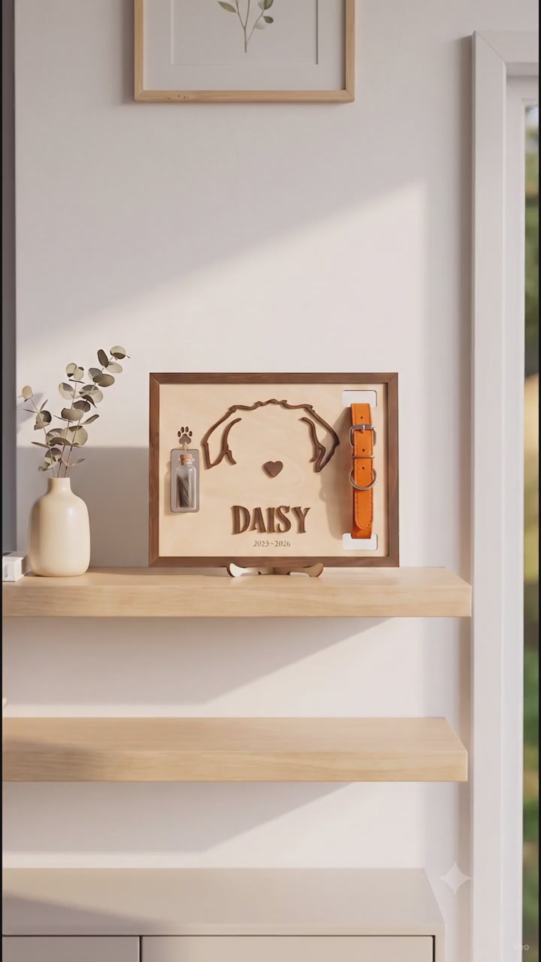 Personalized Pet Memorial Photo Wood Sign Dog Memorial Gift B17