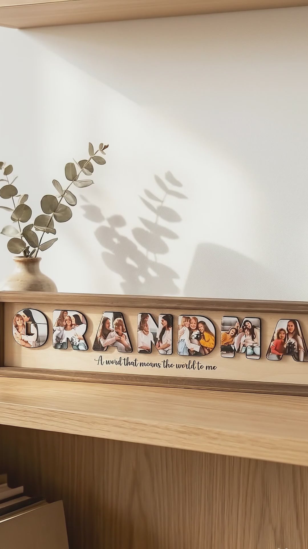 Custom Mom Wooden Frame for Best Gifts for Mom and Family Picture Frame D60